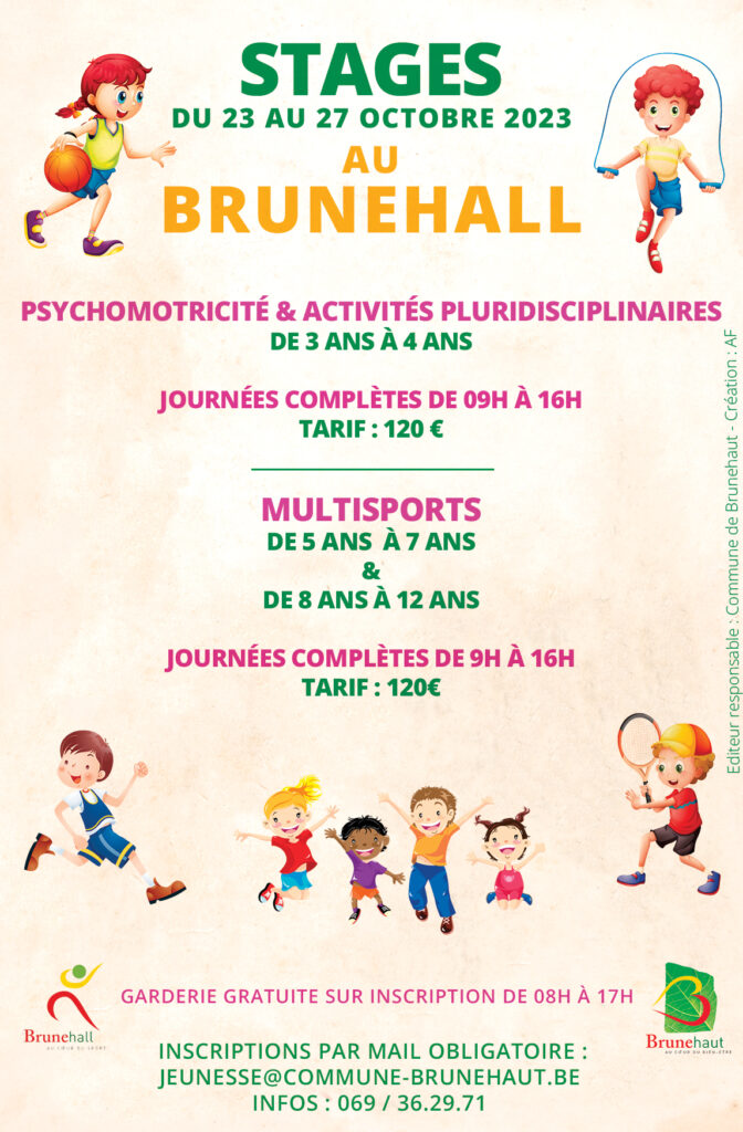 Stages Octobre 2023 Brunehall